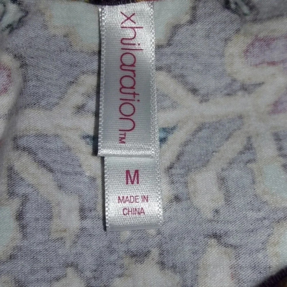 Plum Tribal Print Bodycon Racerback Tank Top Dress - Picture 2 of 4